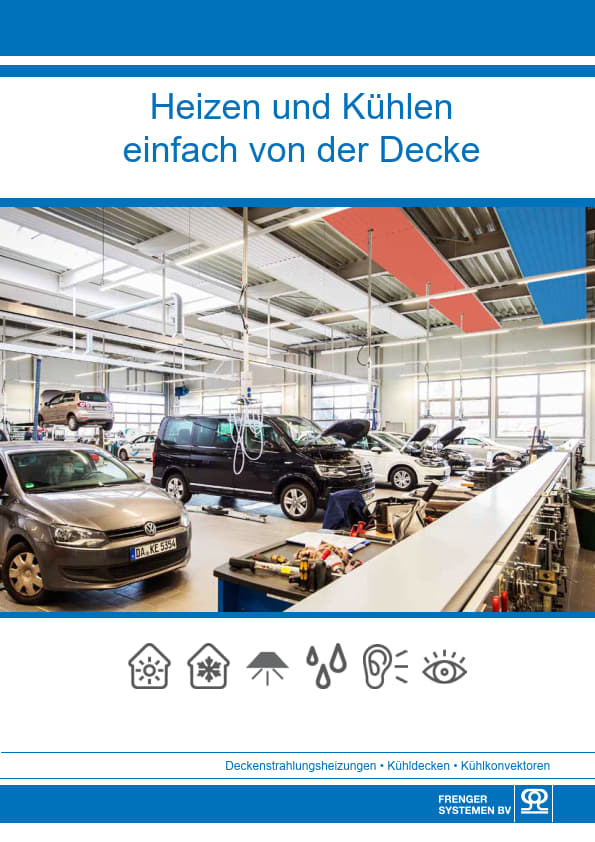 S-85 / A-85 Paneeldeckenstrahlheizung: Fünf gewerke. Ein Deckensystem 1234